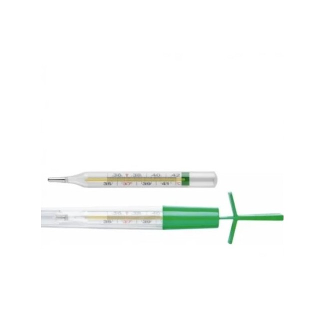 Termometro clinico digitale Ca-mi T Flap senza mercurio con display LCD e custodia protettiva Termometro clinico digitale Ca-mi T Flap senza mercurio con display LCD e custodia protettiva