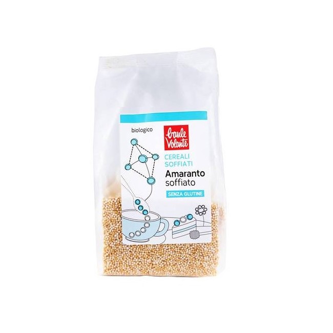 Biotobio Amaranto Soffiato Biologico 100g - Cereale senza glutine per colazione e snack