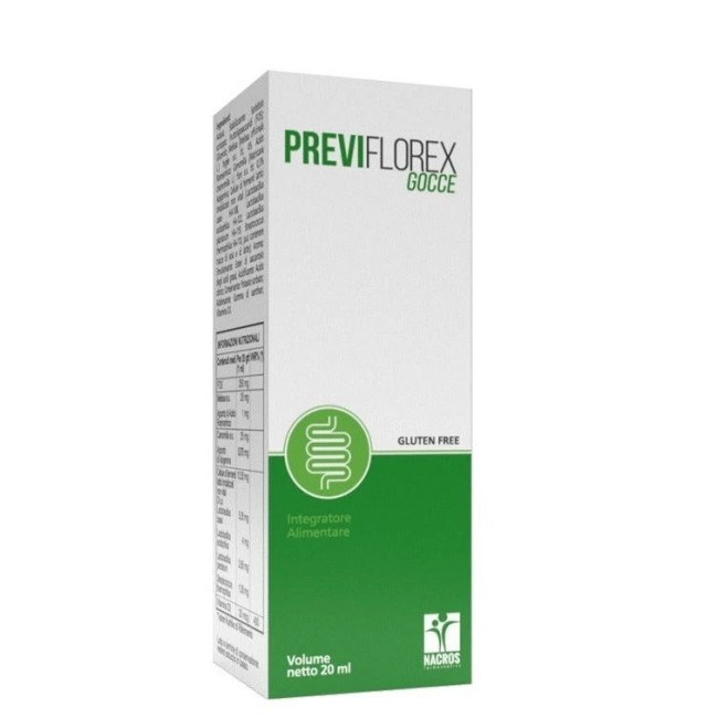 Nacros Previflorex Gocce 20 Ml per il benessere delle vie respiratorie Nacros Previflorex Gocce 20 Ml per il benessere delle vie respiratorie
