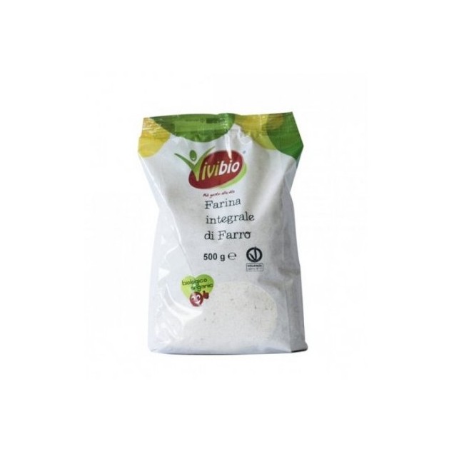 Farina di Farro Integrale Biologica Vivibio Biotobio - Confezione da 500g