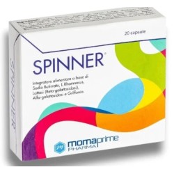 Momapharma Spinner 20 Capsule - Integratore per intolleranze alimentari a lattosio e glutine