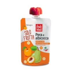 Biotobio Solo Frutta Pera e Albicocca 100g - Purea biologica senza zuccheri aggiunti