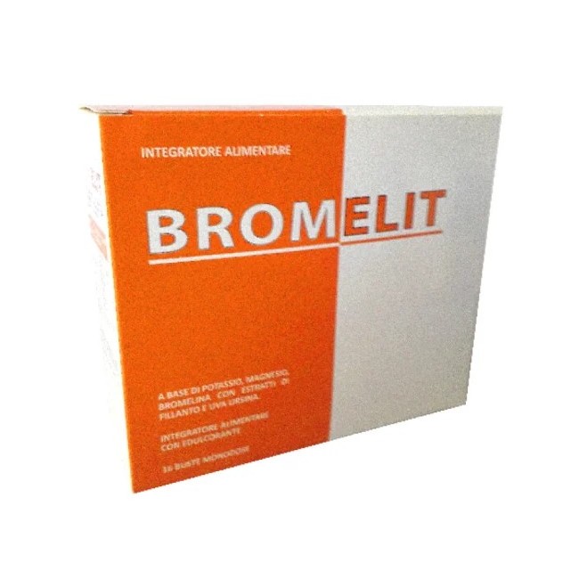 Ellimann Bromelit 16 Bustine - Integratore con Bromelina per Microcircolo e Drenaggio