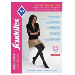 Collant a compressione graduata Scudotex 140 denari Extra Skin taglia 5 per benessere delle gambe