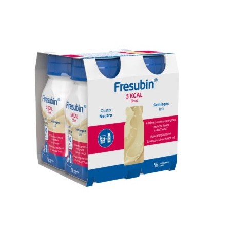 Fresubin 5kcal Shot Neutral Easybottle - Integratore ipercalorico 4x120ml gusto neutro Fresubin 5kcal Shot Neutral Easybottle - Integratore ipercalorico 4x120ml gusto neutro