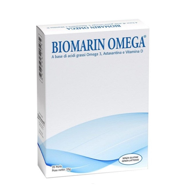 Terbiol Farmaceutici Biomarin Omega 20 Capsule Molli - Integratore Omega-3 per il Cuore Terbiol Farmaceutici Biomarin Omega 20 Capsule Molli - Integratore Omega-3 per il Cuore