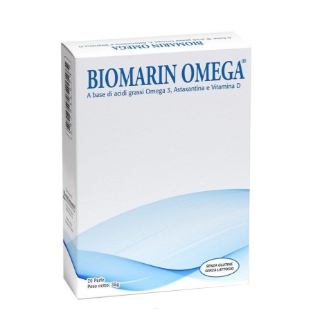 Terbiol Farmaceutici Biomarin Omega 20 Capsule Molli - Integratore Omega-3 per il Cuore Terbiol Farmaceutici Biomarin Omega 20 Capsule Molli - Integratore Omega-3 per il Cuore