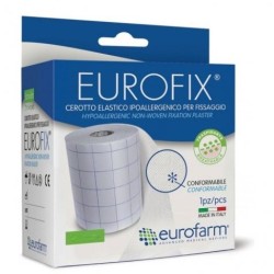 Cerotto estensibile Eurofarm Eurofix M 10x15 cm in tessuto non tessuto traspirante e ipoallergenico