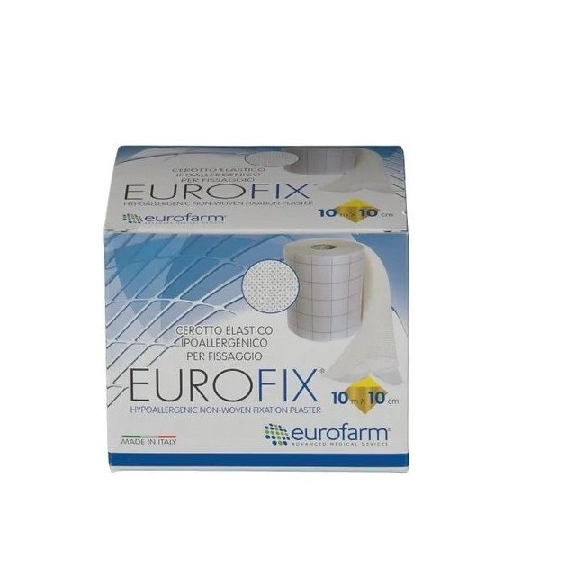 Cerotto Estensibile Eurofix M 10x10cm in Tessuto Non Tessuto - Protezione e Comfort