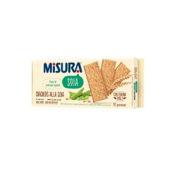 Colussi Misura Crackers alla Soia - Confezione da 10 porzioni monouso per spuntini salutari