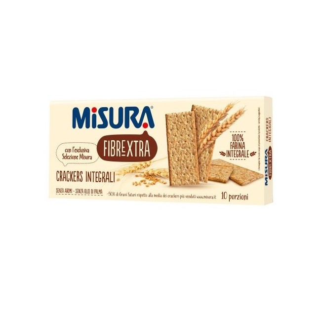 Crackers Misura Fibre Extra Colussi 385g - Ricchi di fibre vegetali per il benessere intestinale Crackers Misura Fibre Extra Colussi 385g - Ricchi di fibre vegetali per il benessere intestinale