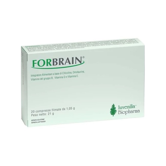 Iuvenilia Biopharma Forbrain integratore vitamine B 20 compresse per energia e concentrazione Iuvenilia Biopharma Forbrain integratore vitamine B 20 compresse per energia e concentrazione
