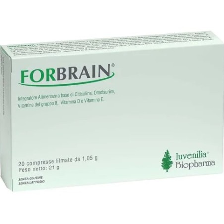 Iuvenilia Biopharma Forbrain integratore vitamine B 20 compresse per energia e concentrazione Iuvenilia Biopharma Forbrain integratore vitamine B 20 compresse per energia e concentrazione
