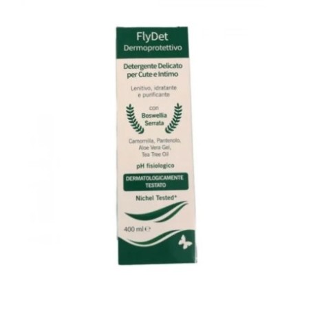 Flydet Dermoprotettivo 400ml - Detergente viso delicato per pelli sensibili e normali Flydet Dermoprotettivo 400ml - Detergente viso delicato per pelli sensibili e normali