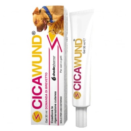 Shedir Pharma Cicawund Gel 30ml - Trattamento cicatrizzante per ferite di cani e gatti Shedir Pharma Cicawund Gel 30ml - Trattamento cicatrizzante per ferite di cani e gatti