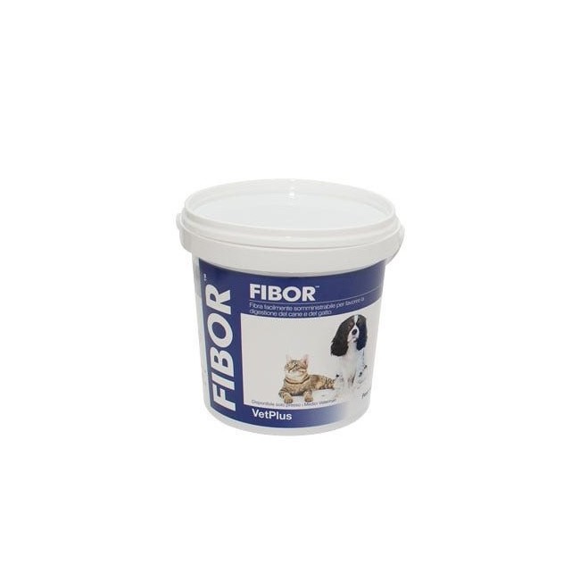 Vetplus Fibor 500g - Integratore alimentare in polvere per il benessere intestinale degli animali
