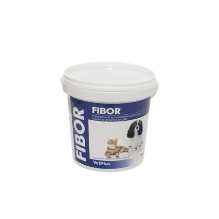 Vetplus Fibor 500g - Integratore alimentare in polvere per il benessere intestinale degli animali