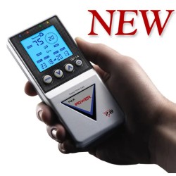 Elettrostimolatore muscolare Tesmed Max 7.8 con 4 canali e 8 elettrodi per elettrostimolazione