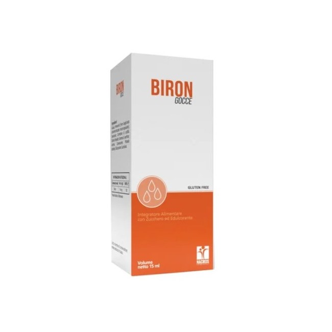 Nacros Biron Gocce 15 ml - Integratore alimentare in formato gocce con contagocce Nacros Biron Gocce 15 ml - Integratore alimentare in formato gocce con contagocce