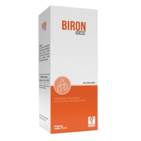Nacros Biron Gocce 15 ml - Integratore alimentare in formato gocce con contagocce Nacros Biron Gocce 15 ml - Integratore alimentare in formato gocce con contagocce