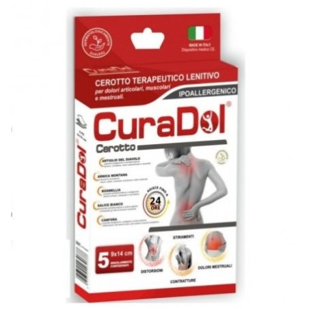 Cerotto Curadol autoriscaldante per dolori muscolari e articolari - Confezione da 5 pezzi