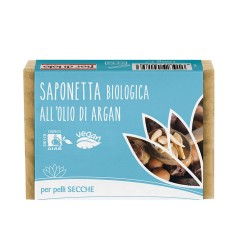 Biotobio Fior di Loto Saponetta all'Olio di Argan 100g - Detergente Naturale Bio