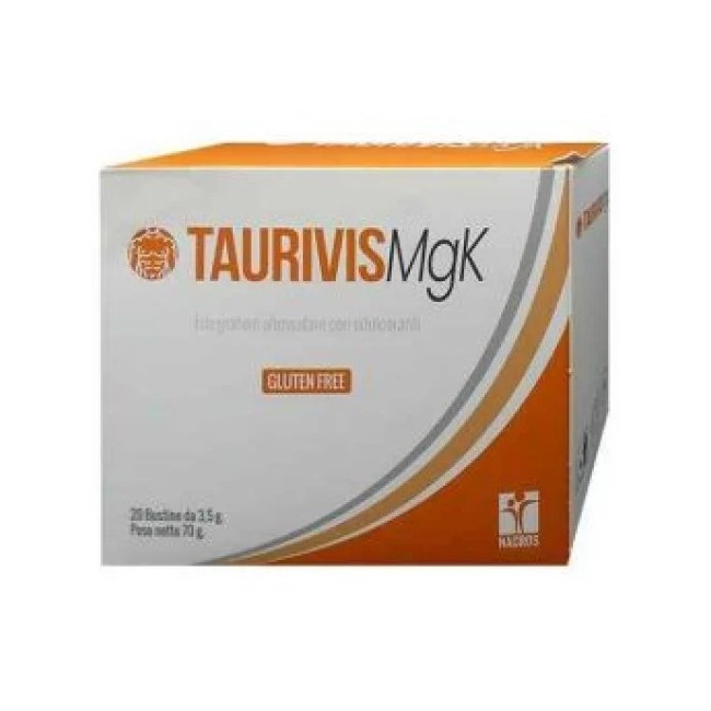 Nacros Taurivis Mgk 20 Bustine - Integratore Magnesio Potassio e Taurina per Energia e Benessere Nacros Taurivis Mgk 20 Bustine - Integratore Magnesio Potassio e Taurina per Energia e Benessere