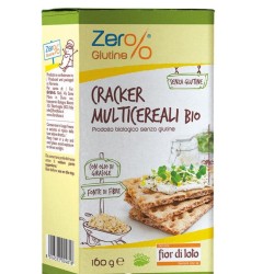 Crackers Multicereali Senza Glutine Biotobio Zer%glutine - Confezione da 160g per celiaci