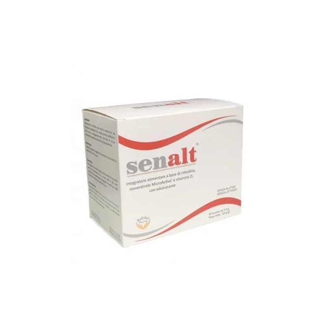 Solidal Pharma Senalt integratore vitamina D3 e calcio 30 bustine per benessere osseo