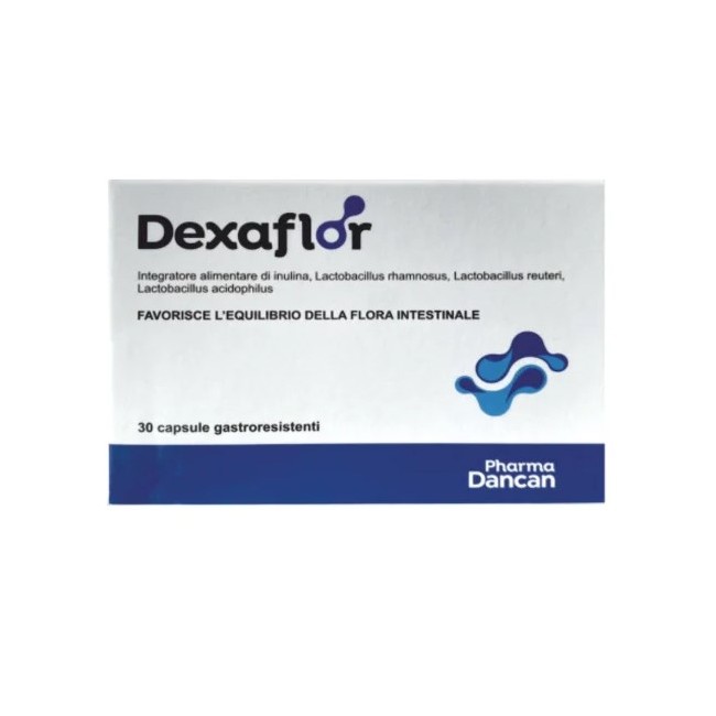 Dexaflor 30 Capsule - Integratore di Fermenti Lattici Vivi per il Benessere Intestinale Dexaflor 30 Capsule - Integratore di Fermenti Lattici Vivi per il Benessere Intestinale