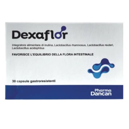 Dexaflor 30 Capsule - Integratore di Fermenti Lattici Vivi per il Benessere Intestinale Dexaflor 30 Capsule - Integratore di Fermenti Lattici Vivi per il Benessere Intestinale