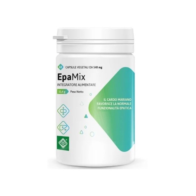 Gheos Epamix 60 Capsule 540mg - Integratore per la funzionalità epatica e depurazione Gheos Epamix 60 Capsule 540mg - Integratore per la funzionalità epatica e depurazione