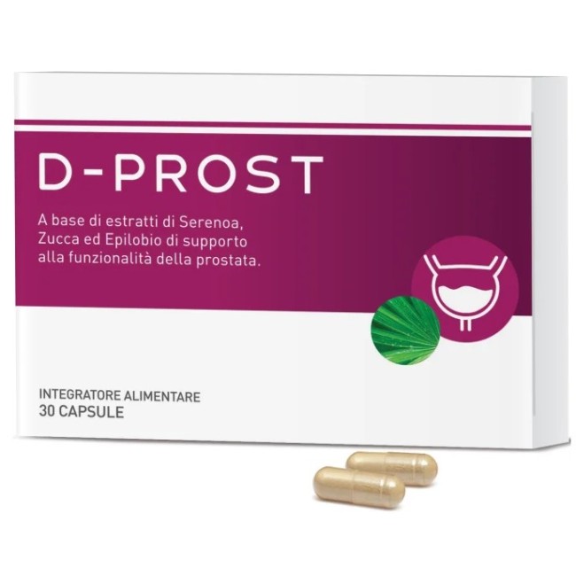 Diacare D-prost 30 Capsule - Integratore naturale per il benessere della prostata maschile