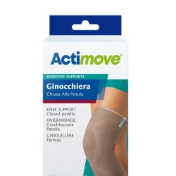 Ginocchiera elastica Actimove Everyday taglia L con apertura rotulea per supporto articolare