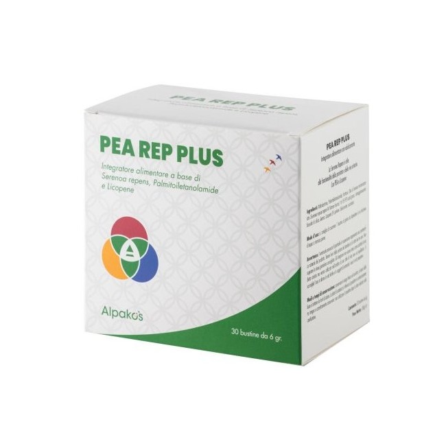 Alpakos Pea Rep Plus integratore alimentare 30 bustine da 4g per benessere vie urinarie