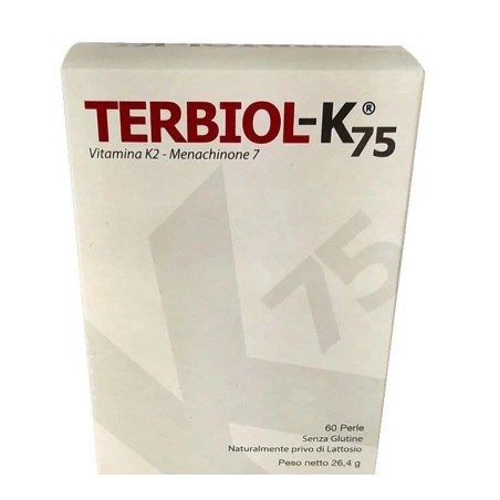 Terbiol K 75 integratore vitamina K2 60 capsule soft gel per ossa e articolazioni