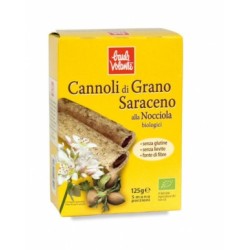 Biotobio Cannoli di Grano Saraceno con Crema alla Nocciola Biologici Senza Glutine 125g