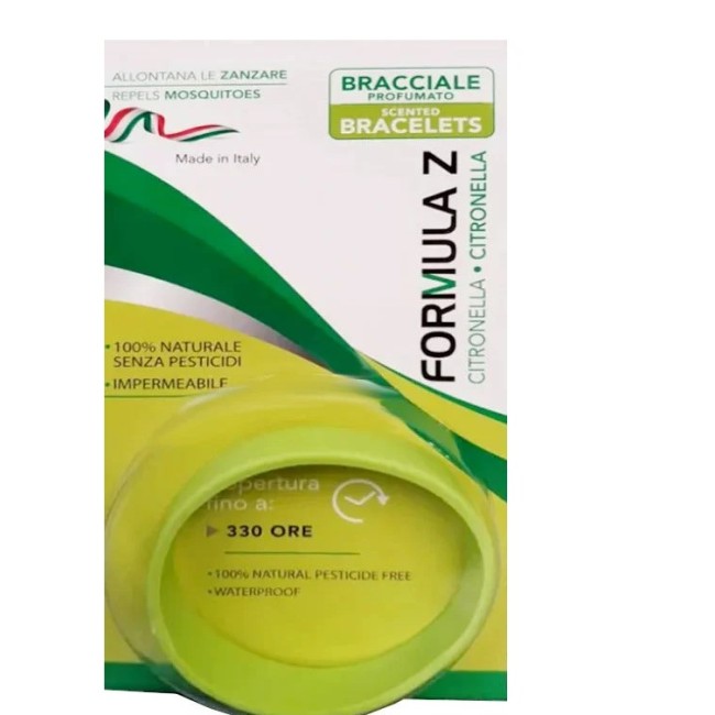 Braccialetto Citronella Adulto Formula Z - Protezione naturale contro le zanzare Braccialetto Citronella Adulto Formula Z - Protezione naturale contro le zanzare