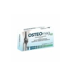 Sifra Osteomag 40 Compresse - Integratore per ossa e articolazioni con magnesio, calcio e vitamina D3