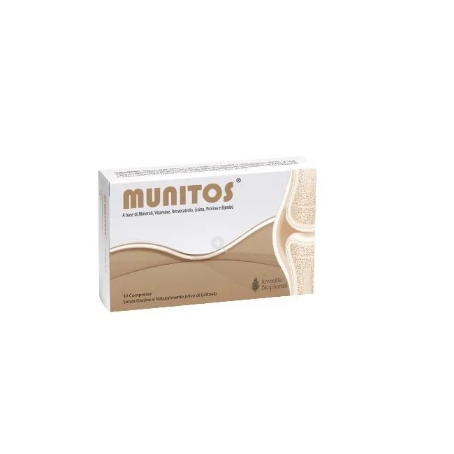 Iuvenilia Biopharma Munitos integratore magnesio vitamine sistema immunitario 30 compresse