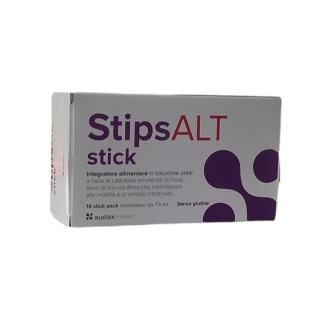 Audax Pharma Stipsalt Stick 14 Bustine per regolarità intestinale e benessere digestivo Audax Pharma Stipsalt Stick 14 Bustine per regolarità intestinale e benessere digestivo