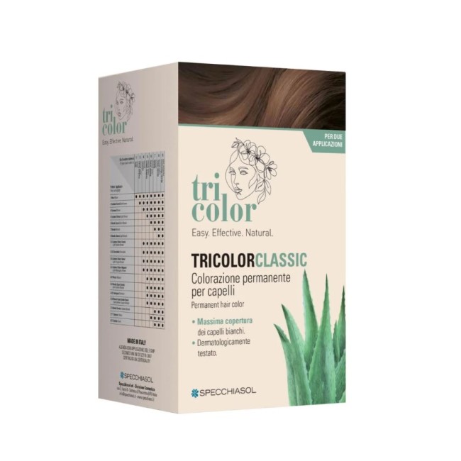 Specchiasol Tricolor Classic 5,5 Mogano - Tinta permanente per capelli con riflessi mogano intensi Specchiasol Tricolor Classic 5,5 Mogano - Tinta permanente per capelli con riflessi mogano intensi