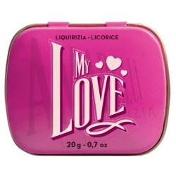Amarelli Mylove 20g - Liquirizia pura calabrese in confezione tascabile formato pocket