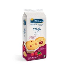 Muffin Frutti Rossi Senza Glutine Eurospital Piaceri Mediterranei 200g per celiaci