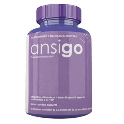 Biosalus Ansigo 40 Compresse Masticabili per il rilassamento e la serenit&agrave; mentale