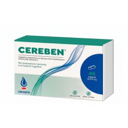 Umaben S Cereben 40 Capsule - Integratore per memoria e funzioni cognitive con Citicolina