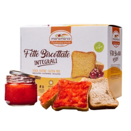 Fette Biscottate Integrali Panificio Moramarco 200g - Croccanti e ricche di fibre per colazione