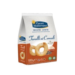 Eurospital Piaceri Mediterranei Taralli ai Cereali Senza Glutine 100g per celiaci