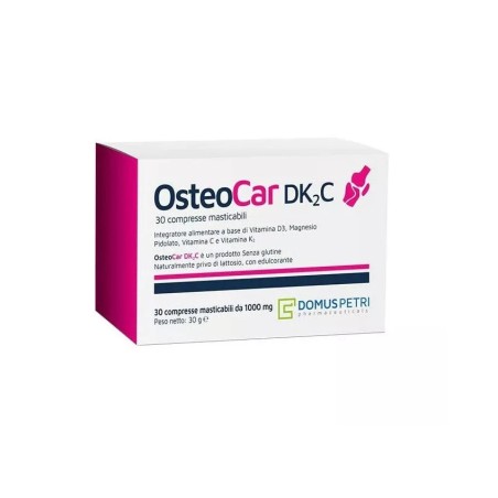 Domus Petri Osteocar DK2C - Integratore Vitamina D3 e K2 per la salute delle ossa Domus Petri Osteocar DK2C - Integratore Vitamina D3 e K2 per la salute delle ossa