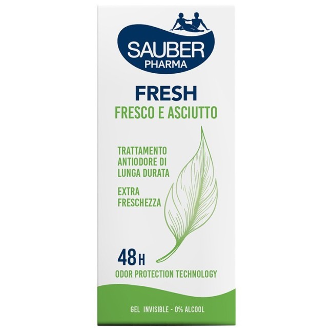 Italsilva Commerciale Sauber Deo 48h Fresh Fresco E Asciutto Gel 30 Ml